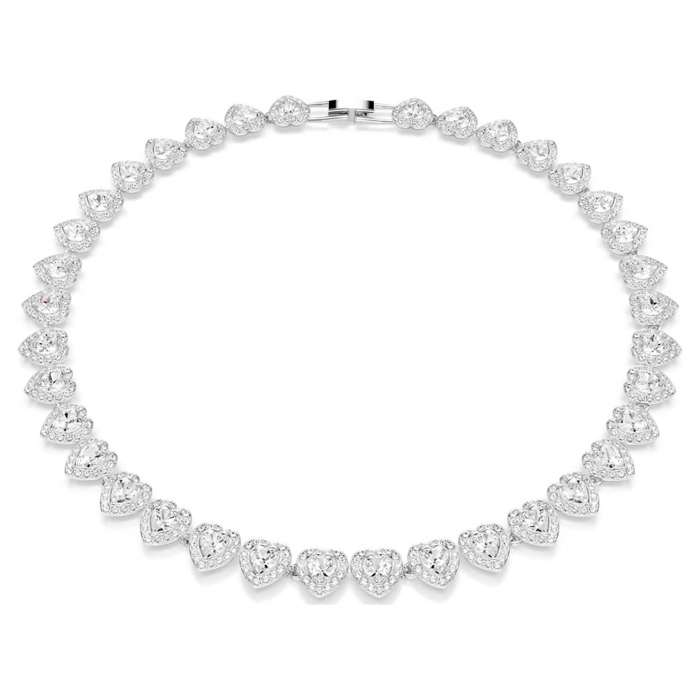 Ariana Grande X Swarovski Silver Heart Necklace - Picture 2 of 6